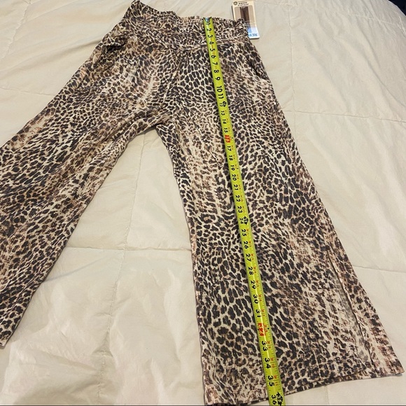 Rewash Pants - Rewash Cheetah Print Palazzo Pants